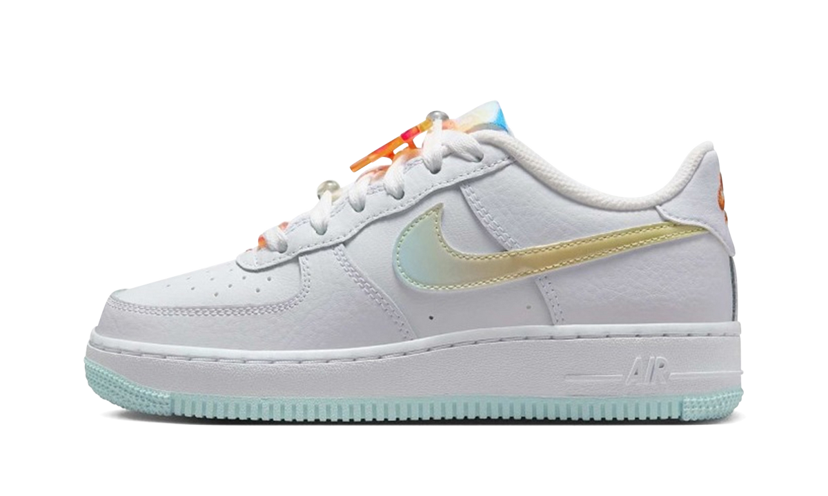 Air Force 1 Low LV8 GS "White Glacier Blue Multi-Color" IB8890 191