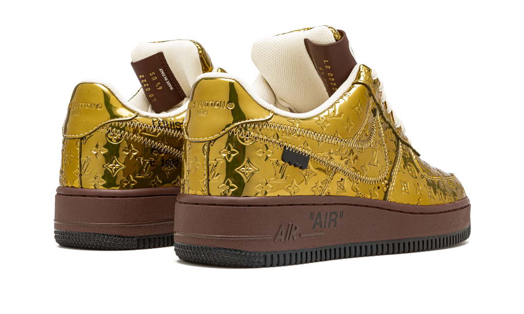 Louis Vuitton Air Force 1 Low "Virgil Abloh - Metallic Gold" 1A9VG3