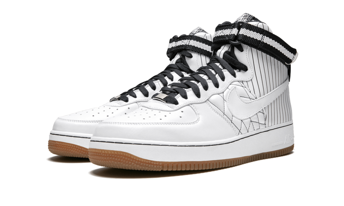 Air Force 1 High Premium "WHITE / WHITE-DARK OBSIDIAN" 332490 111