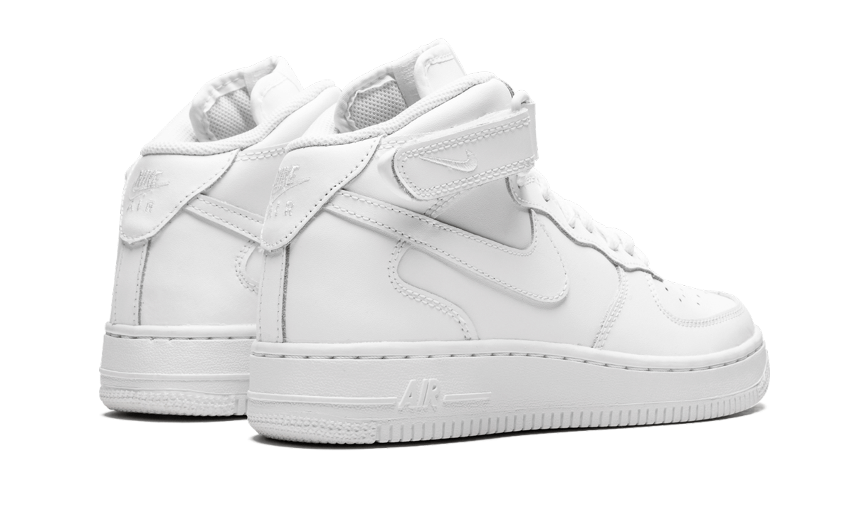 Air Force 1 MID GS "Triple White" 314195 113