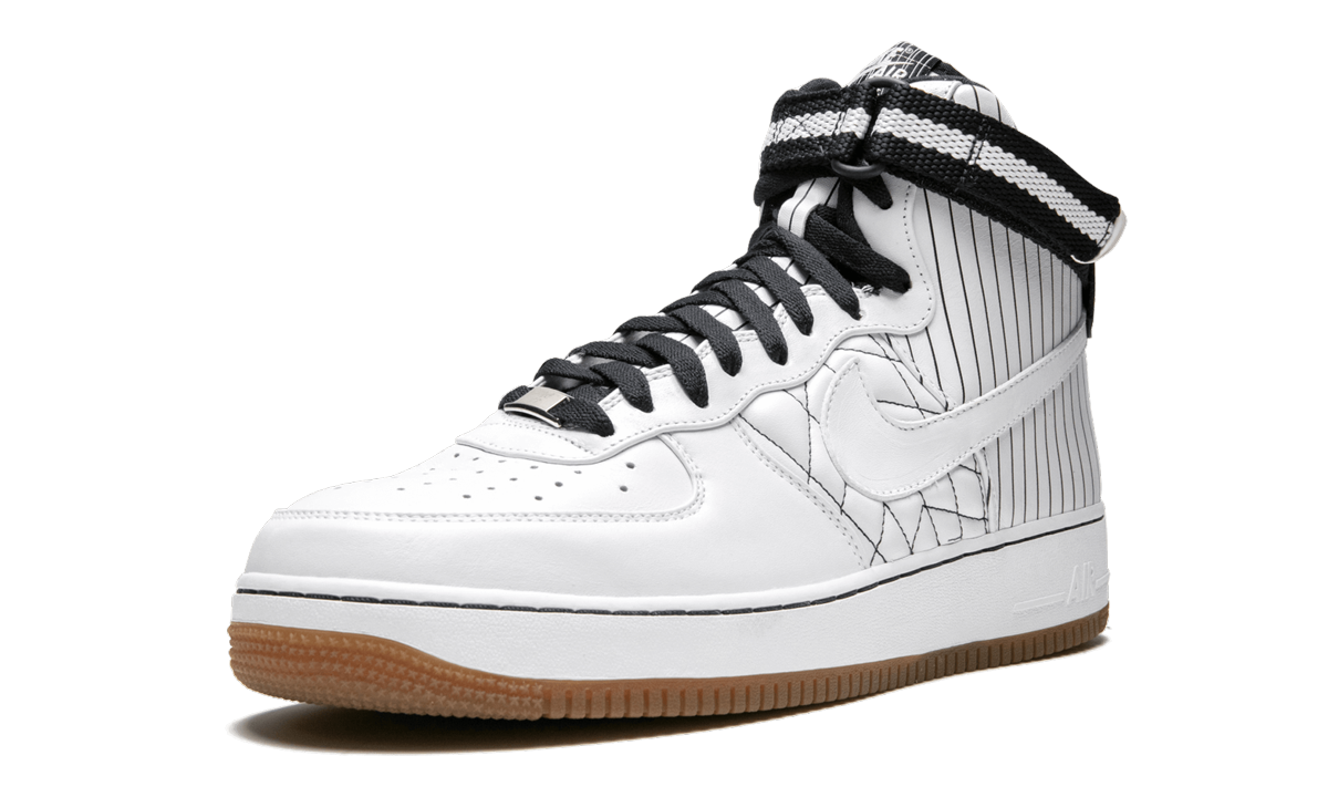 Air Force 1 High Premium "WHITE / WHITE-DARK OBSIDIAN" 332490 111