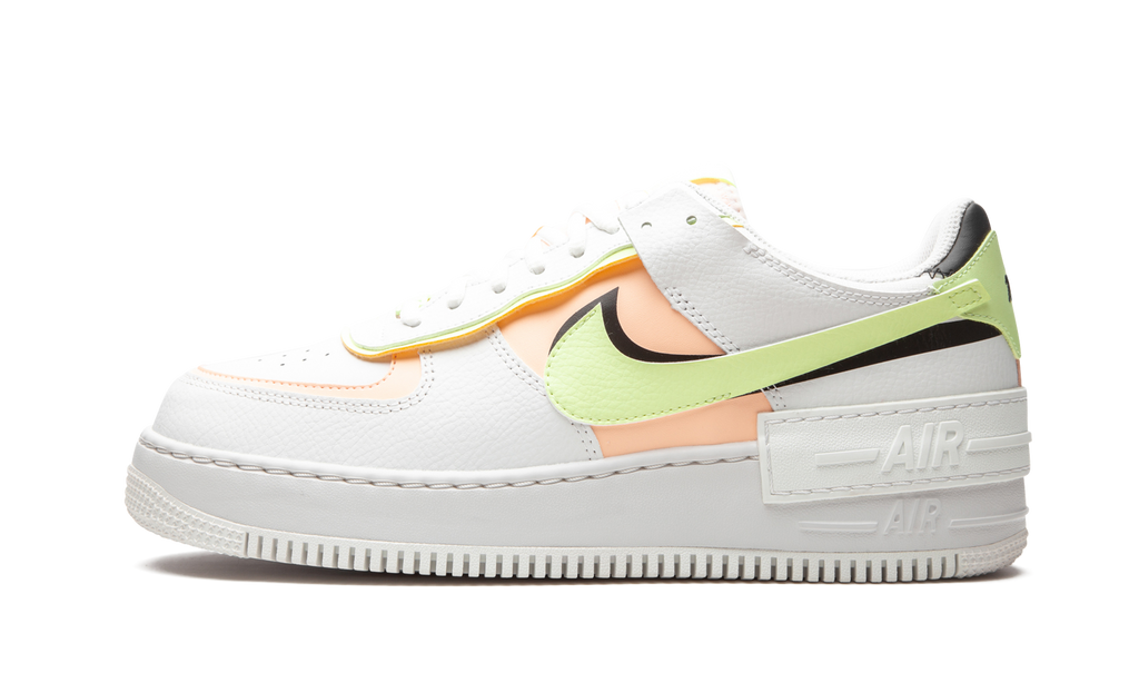 AIR FORCE 1 SHADO MNS WMNS "White / Barely Volt / Crimson Tint" CI0919 107