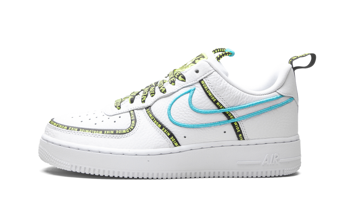 Air Force 1 Low "Worldwide White Blue Fury Volt" CK7213 100