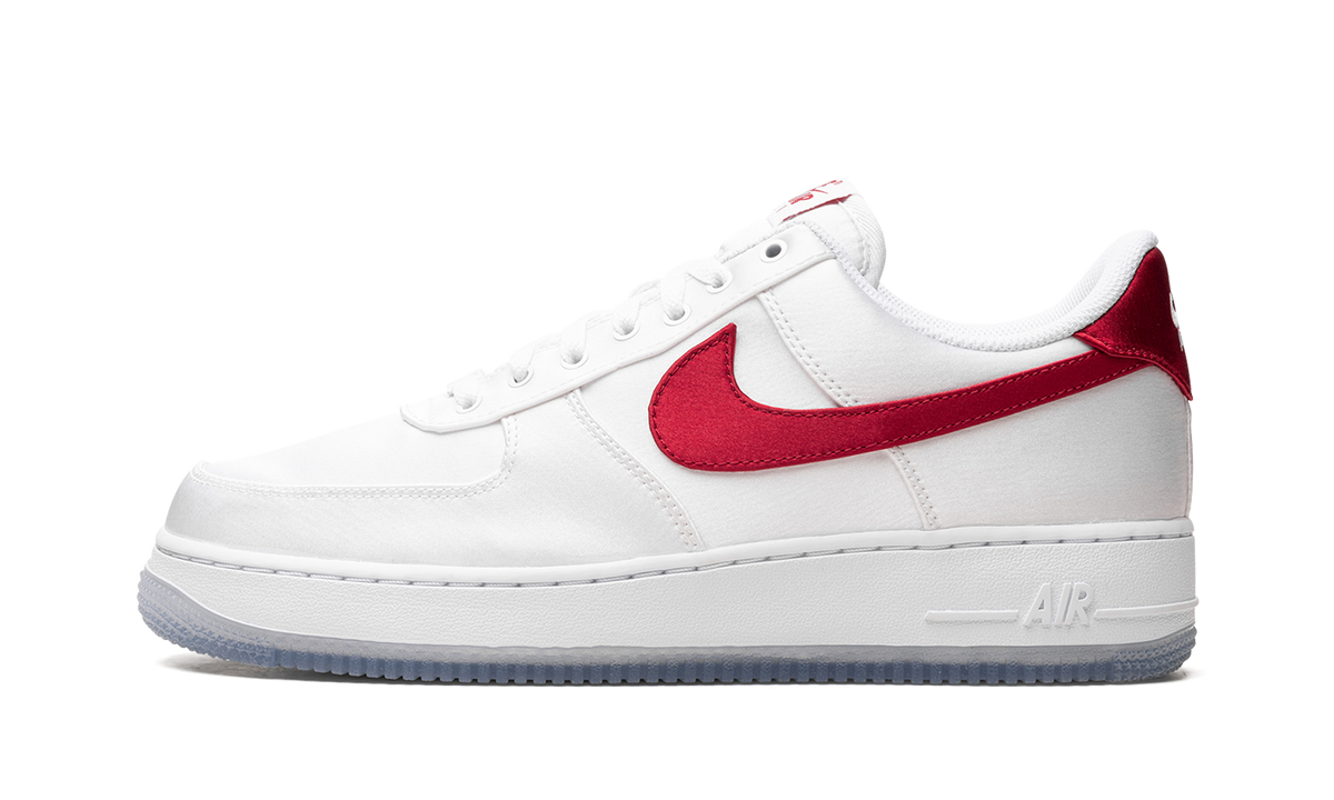 AIR FORCE 1 LO '07 WMNS "Satin White Varsity Red" DX6541 100