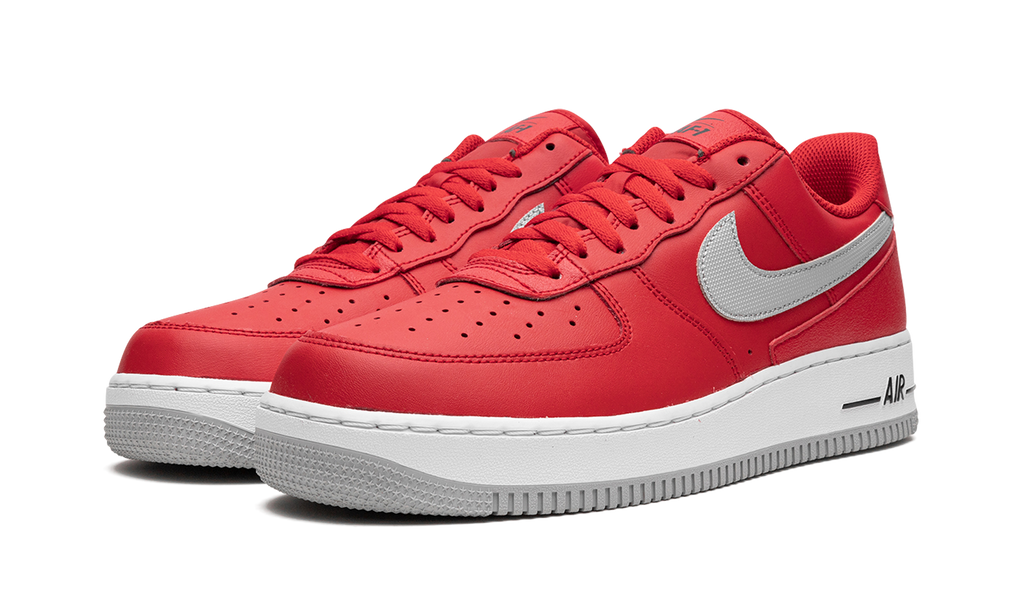Air Force 1 Low Technical Stitch "University Red Light Smoke Grey" DD7113 600