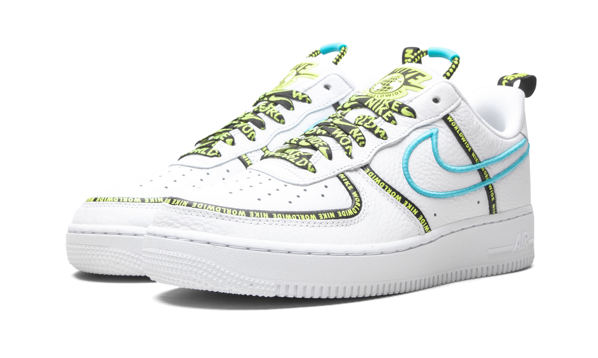 Air Force 1 Low "Worldwide White Blue Fury Volt" CK7213 100