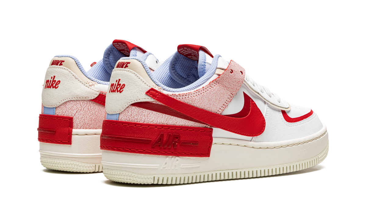 AIR FORCE 1 LO SHADO MNS WMNS "Red Cracked Leather" CI0919 108