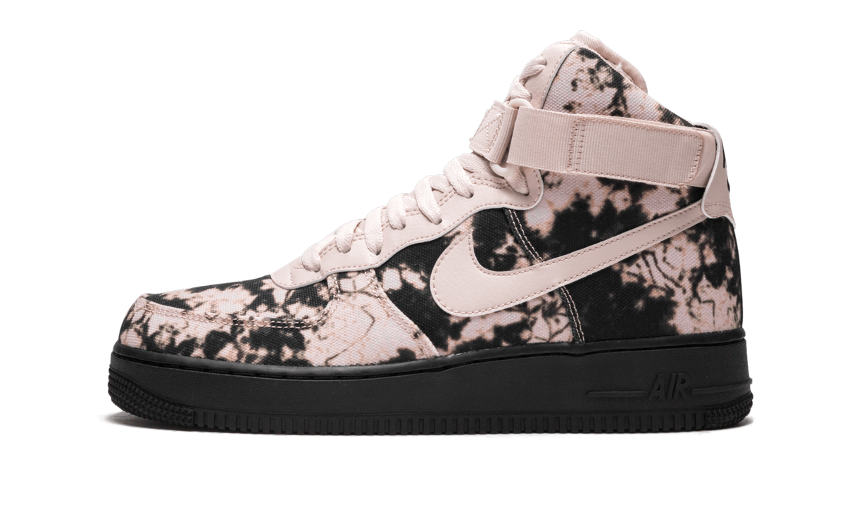 Air Force 1 High Print "BLACK / PARTICLE BEIGE" AR1954 001