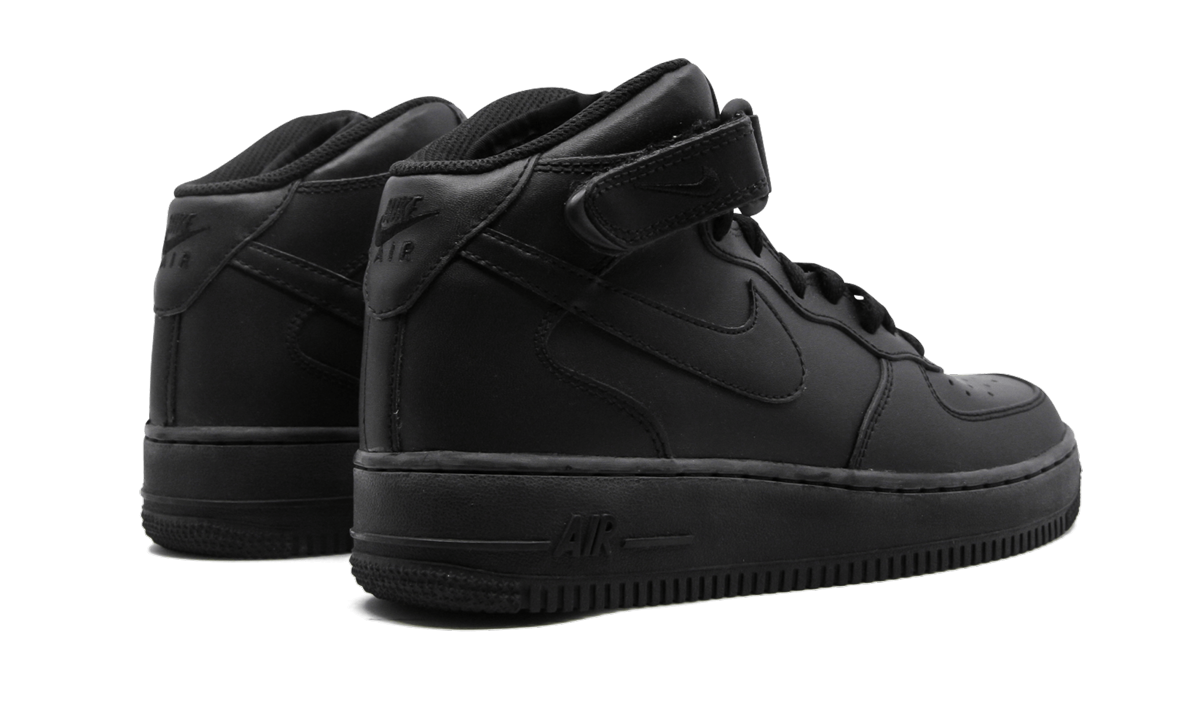 Air Force 1 Mid GS "Triple Black" 314195 004