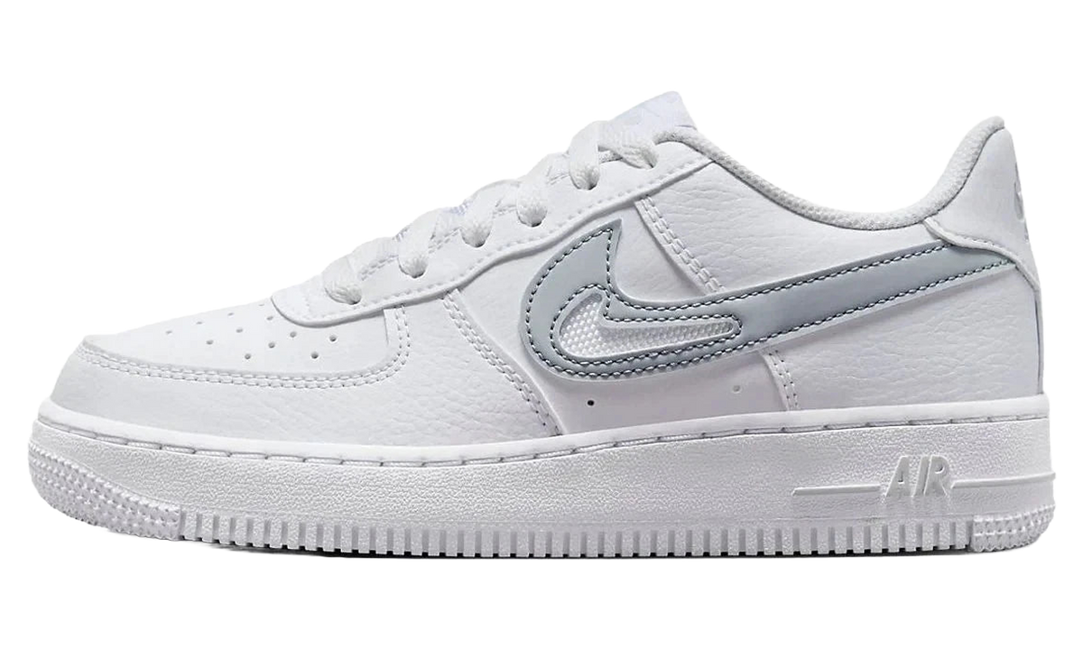 Air Force 1 GS "Cut Out Swoosh - White Photon Dust" FQ2413 100