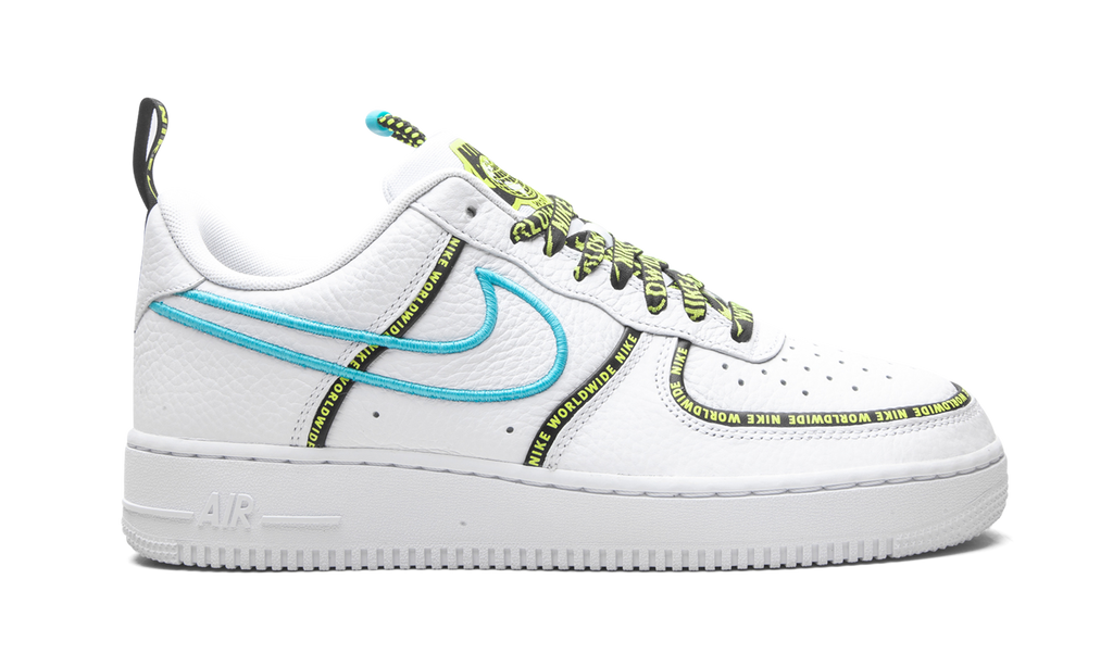 Air Force 1 Low "Worldwide White Blue Fury Volt" CK7213 100