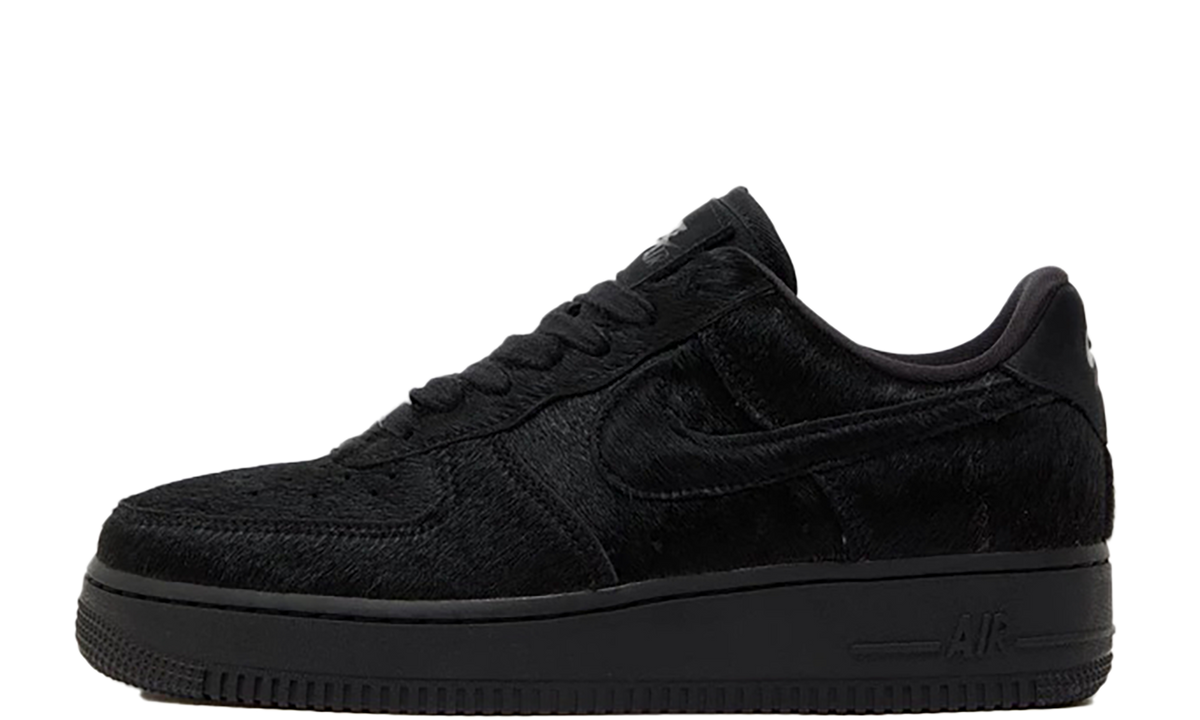 AIR FORCE 1 '07 WMNS "Triple Black Pony Hair" II7398 001
